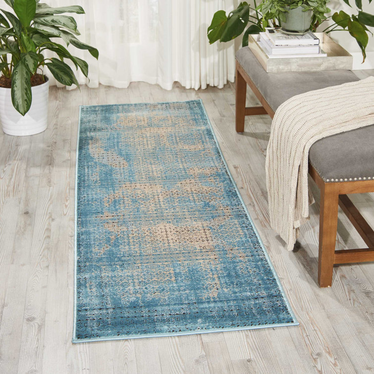 Latitude Vive Saliba Blue Rug & Reviews Wayfair.co.uk